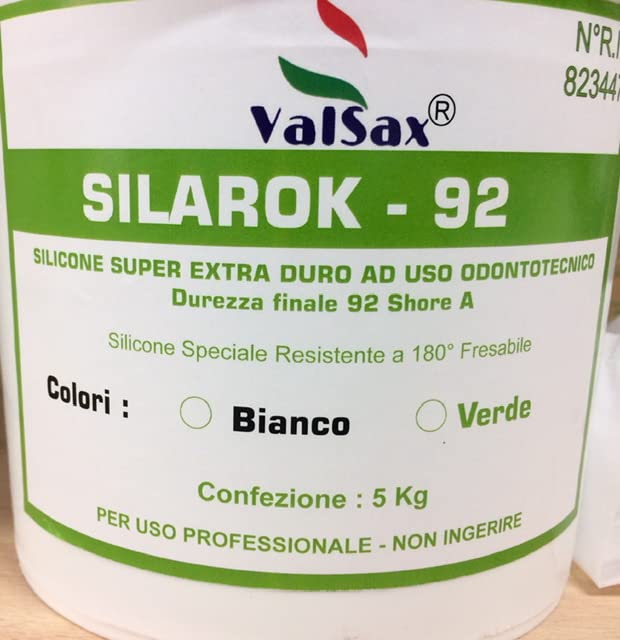 Colla Silicone Per Stampi Silarock 92SH Specifico Per Uso In Laboratorio, Gomma Siliconica Per Stampi, Calco E Colata Da 5KG