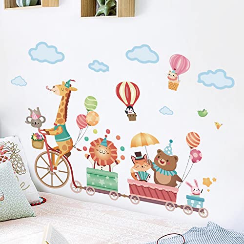 Vinilo Decorativo Animal Circo para Pared Infantil miniatura 3