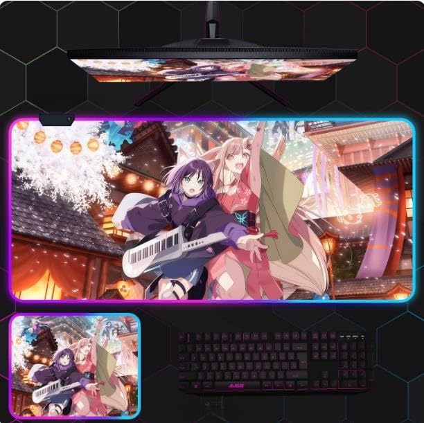 Amazon.co.jp: WRLIYI（ウオリア一） 超かぐや姫！マウスパッド LED
