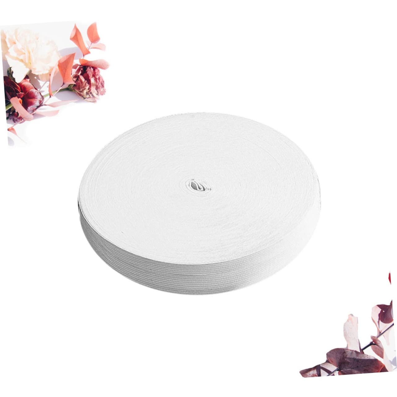 Homoyoyo Elastico Piatto per Cucire Metri di Bianco Elastici da Lavoro Maglia Elastico da Cucito Accessori per Abbigliamento Fettuccia per Cucire Accessori per Indumenti