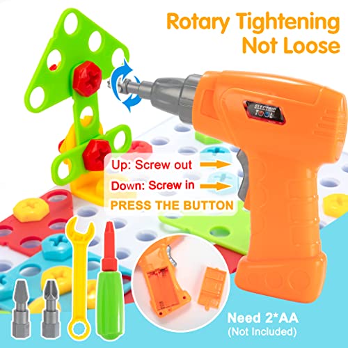 Wisplye Giochi Bambini Chiodini Mosaico di Puzzle