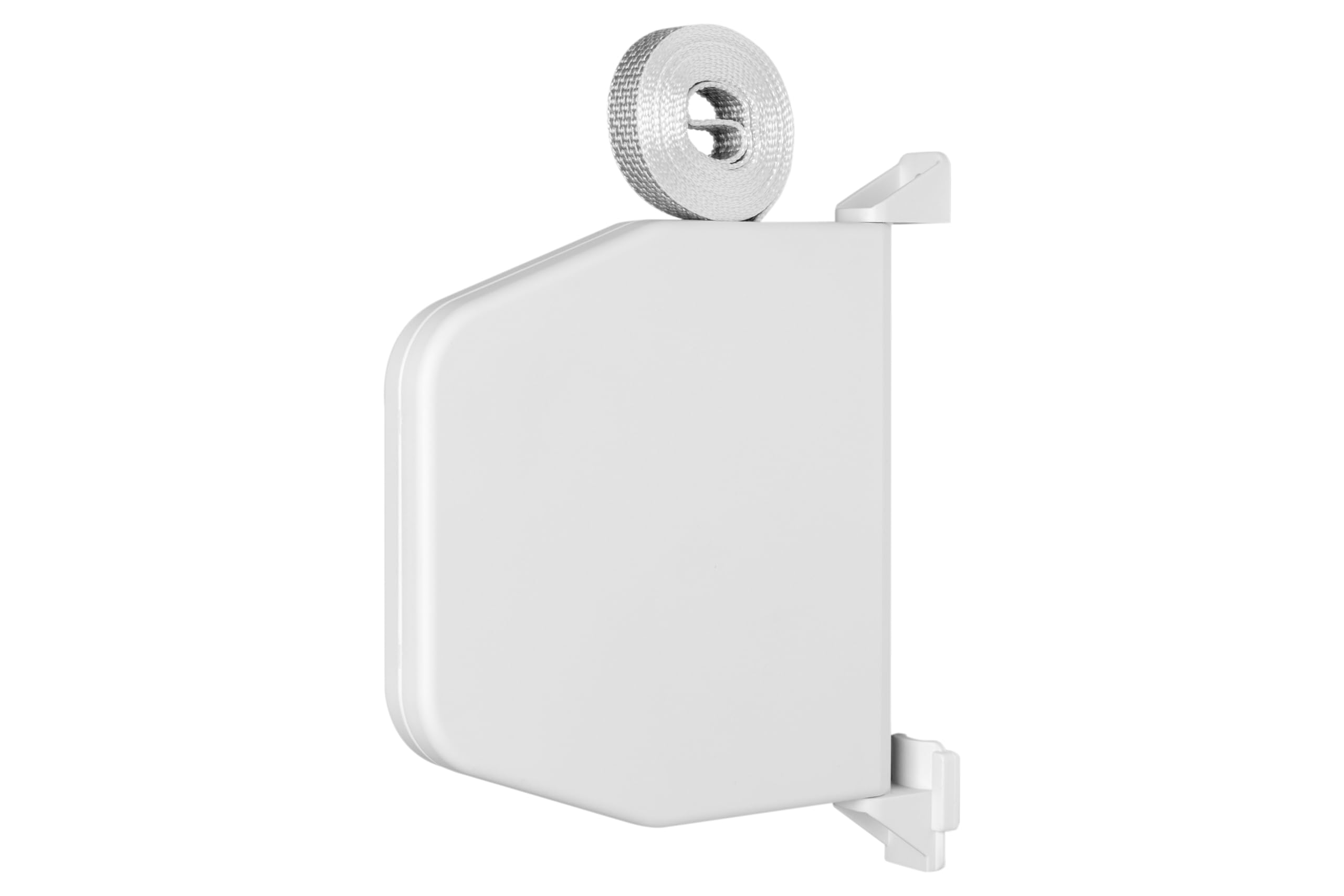 Schellenberg 50147 Flexo Mini avvolgitore per cinture ad ingranaggi con 9 m di fettuccia, bianco