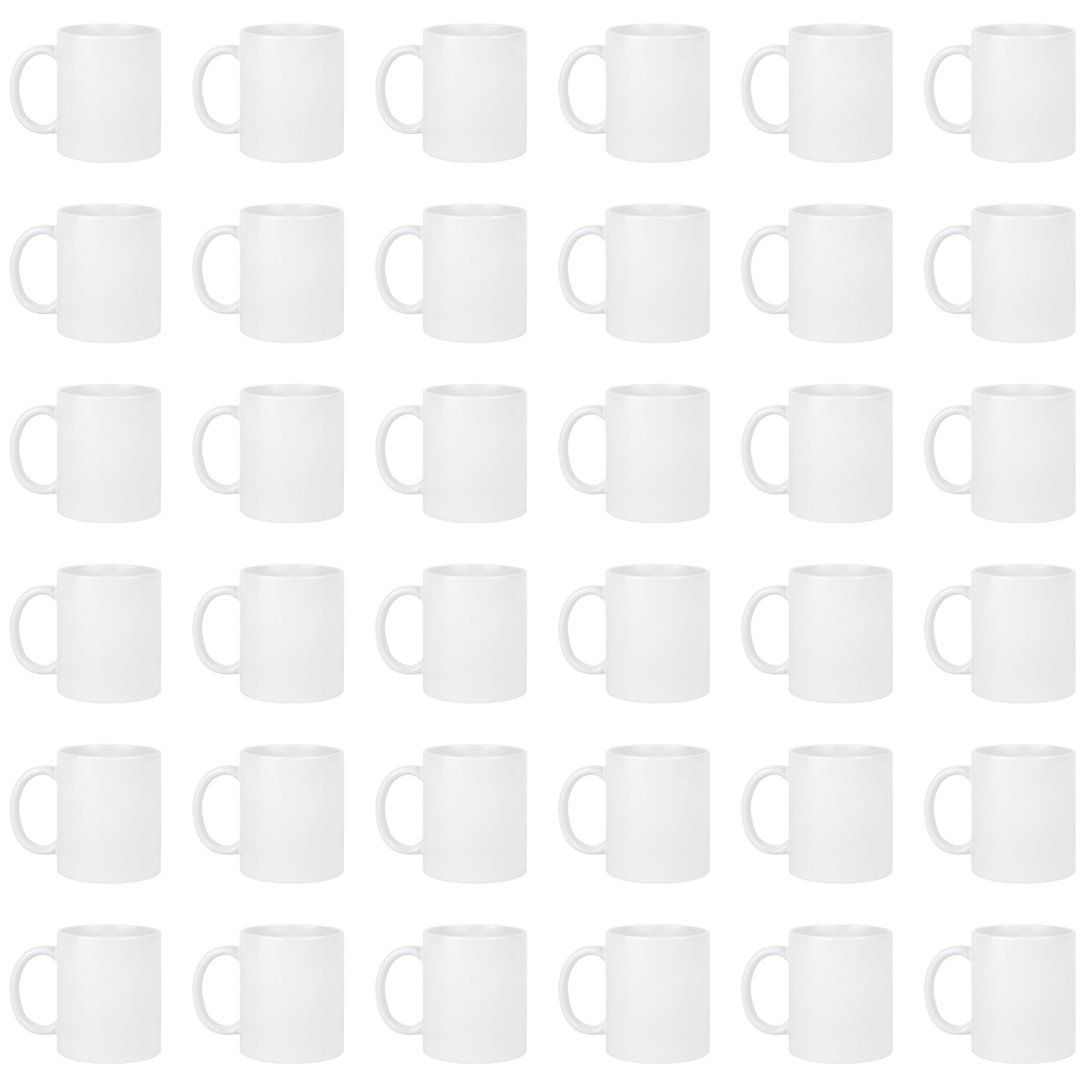 11 Oz Sublimation Blank Ceramic Coffee Mugs Case Of 36 Pcs White Coffee Mugs Blank Coated Cup Blank White Mug Sublimation Blanks DIY Mugs