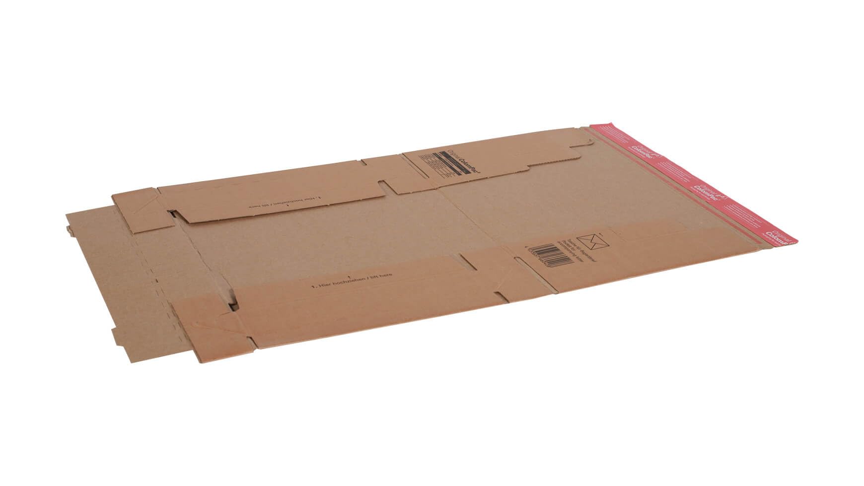 40x Post-Versandkarton 343 x 223 x 50 mm A4 Selbstklebestreifen Braun