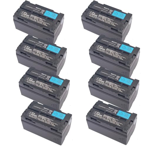 LINHUPAK (8-Pack) BDC70 Li Ion 7.2V 5240mAh Battery for Sokkia Total Stations/GPS, Robotic Total Stations and GNSS Receivers?Compatible with Top-con BDC70 Li-ion Battery
