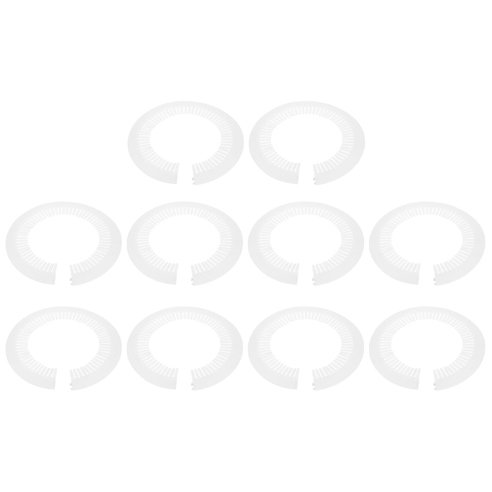 Cache-tuyaux de radiateur blanc pour habiller la plomberie 10x