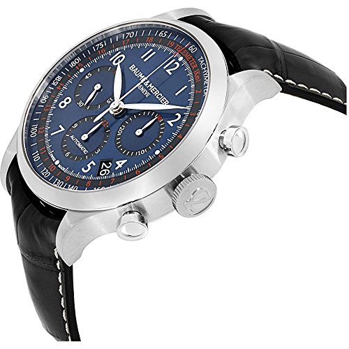 Baume and Mercier Blue Dial Chronograph Automatic Mens Watch MOA100652