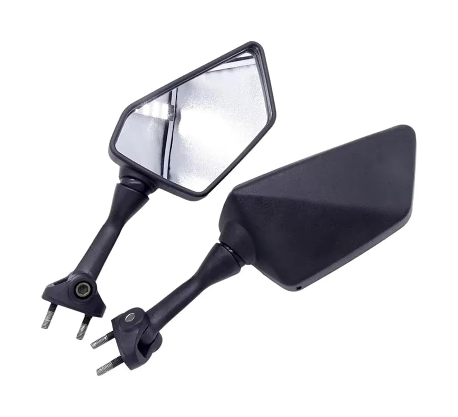 Espejos Ninja 250R EX250 manillar retrovisor moto calavera 8mm 10mm cromados 7