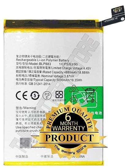 Image of Original BLP883 Battery for Oppo 8S 5G Battery with 6 Month warrenty**** (R000221)