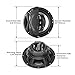 BOSS Audio Systems NX654 Onyx Series 6.5 Inch Car Door Speakers - 400 Watts (per pair), Coaxial, 4 Way, Full Range, 4 Ohms, Sold in Pairs, Bocinas Para Carro
