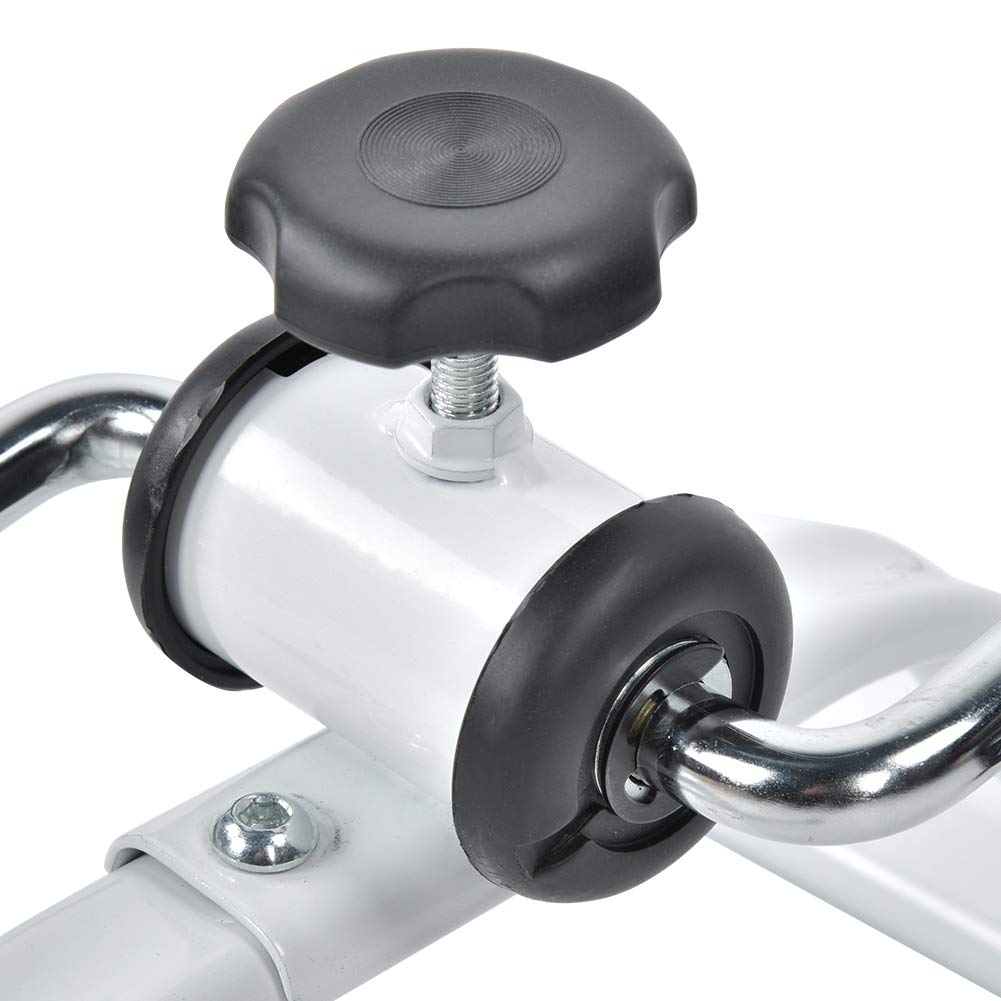 Keenso Pod Biurko Mini Rower Ćwiczeniowy, Bezstopniowy Opór Ramię Noga