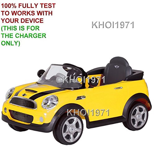 ROLLPLAY 6V Ride-On Car Charger - Smart Wall Adapter For Mini Cooper Toy Vehicles