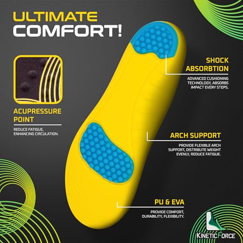 Plantillas Running Gel para Hombre Talla 8-13 miniatura 3