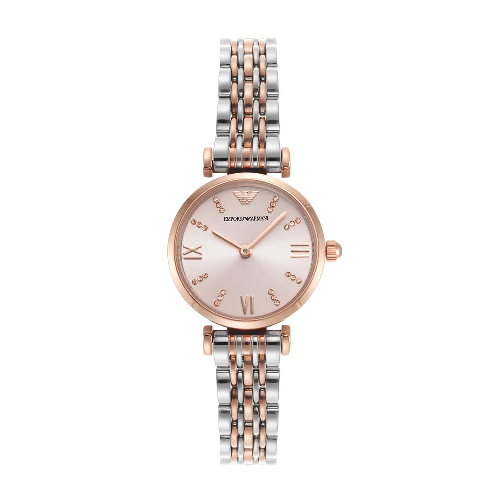 Emporio Armani Stainless Steel Analog Pink Dial Women Watch-Ar11223, Multi-Color Band-picture-32