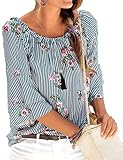 Damen Schulterfrei Bluse Shirt für alle Gelegenheiten. Einfach, verschiedene Kleidungsstile wie Jeans, Rock, Freizeithosen, Kleid, Hosen zu kombinieren, kann auch für den Sport getragen werden