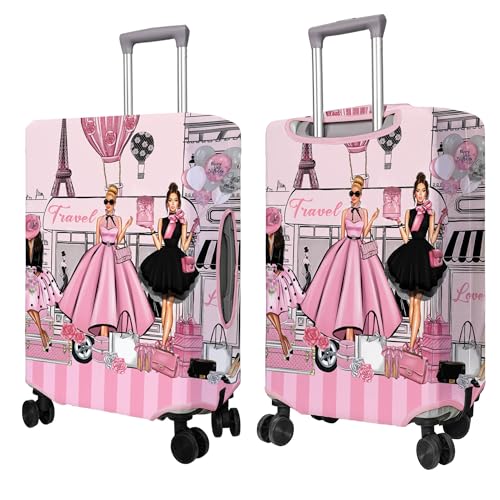 Travel Luggage Cover Suitcase Protector Fits 18-32 Inch Wheel Covers PatternedTravel Related Items Flower Luggage Protector Elastic S2