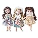 chiwanji 4x Adorable 13 Joint Flexible 20 Cm BJD Poupée Perruque Cheveux de Mode Poupée Ball Joint Jouer Poupée Habiller Jouet Anniversaire