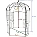 OUTOUR French Style Birdcage Shape Heavy Duty Gazebo,9'Highx 6‘6