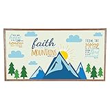 Fun Express Faith Can Move Mountains Bulletin Board Set - Educational - VBS Vacation Bible School Supplies/Decor - 10 Pieces