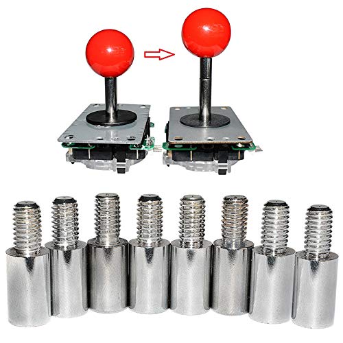 ljhnba 1.5cm Joystick Extender Joystick Extender/Zipper for Arcade Game Accessories 8pcs
