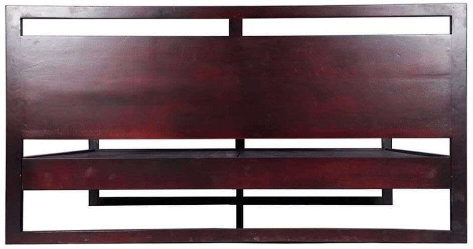 Image of Bed Solid Sheesham Wood for Your Bedroom Delivery Condition-DIY(Do-It-Yourself) Solid Wood King Bed (Finish Color - Mahogany, Delivery Condition - DIY(Do-It-Yourself))