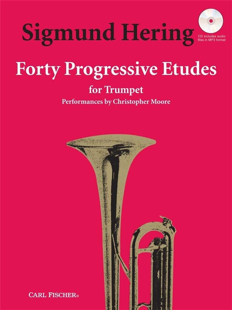 O3309X - Forty Progressive Etudes for Trumpet Book/CD