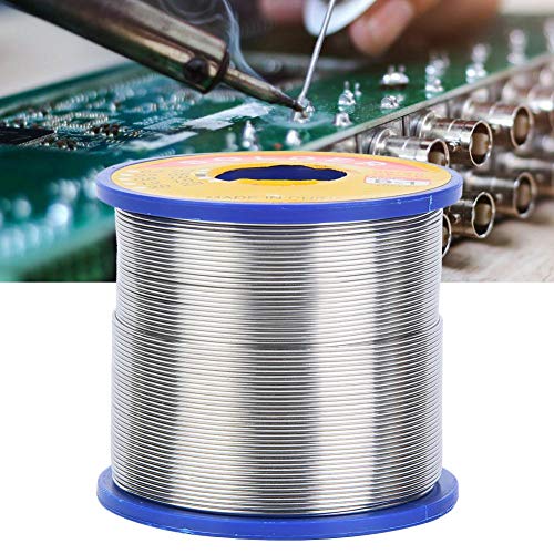 Fio de solda premium, fio de solda de núcleo de resina 60-40 estanho, 0,6 ~ 1 mm, 400 g, para placas