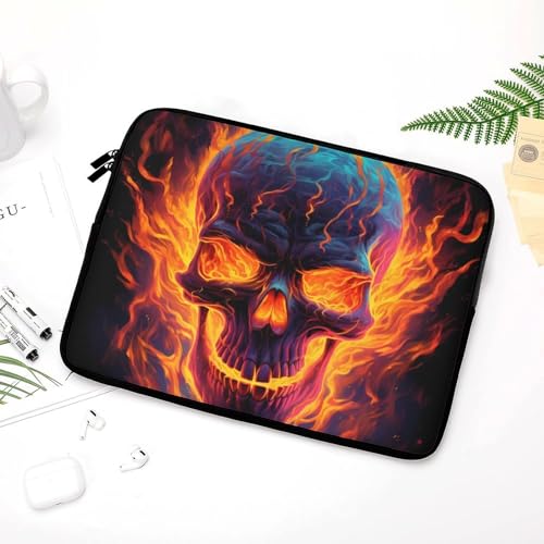Funda para portátil con diseño de calavera 15 pulgadas miniatura 5