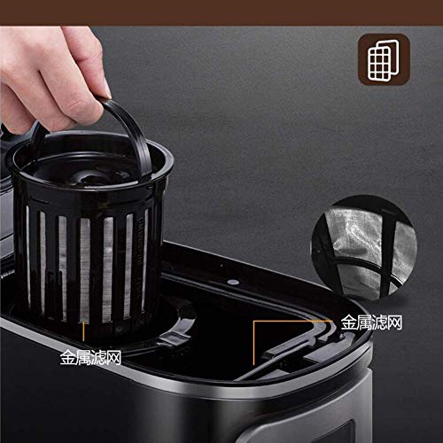 Cafetera automática con molinillo y 0.6 L de capacidad miniatura 4