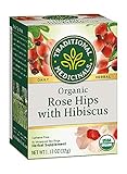 Traditional Medicinals Tea Rose Hips Hibiscus Organic, 16 ct