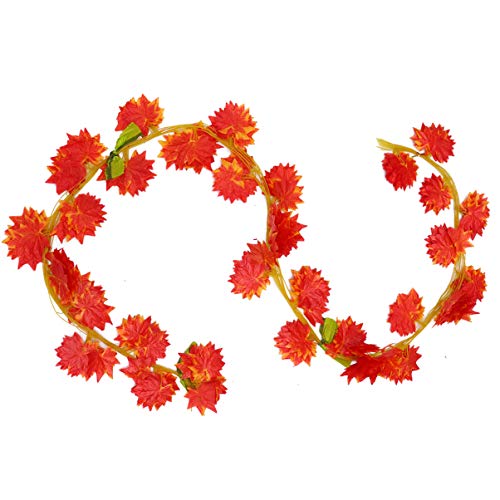 POPETPOP 30 Stuks Grote Blad Wijnstok Decor Planten Wijnstokken Nep Groen Slingers Muur Opknoping Decoratie Voor Huis… - Afbeelding 4