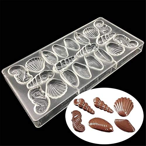 Moule à chocolat en forme de coquillages - Moule à bonbons en polycarbonate dur - Moule à pâtisserie