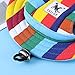 WINOMO Round Brim Pet Cap Stripe Pet Dog Mesh Porous Sun Cap with Ear Holes for Small Dogs (Size S Diameter:15CM/5.9inch Head Circumference:27cm/10.6inch)