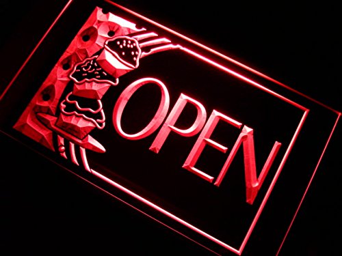 Letrero De Neón Open Script - Cartel Luminoso Decorativo 30x22 Cm, 220V, Varios Colores