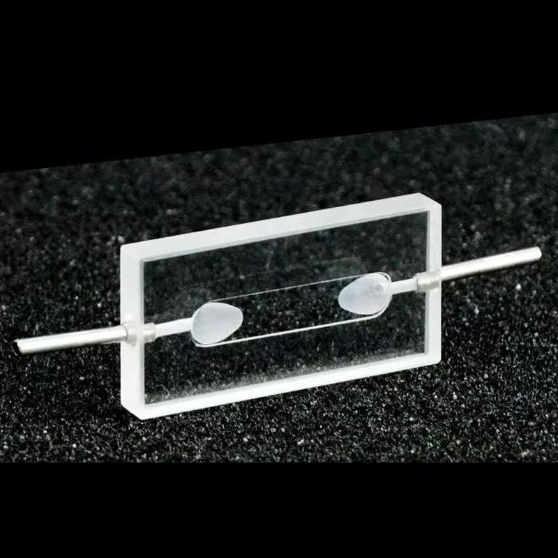 0.1mm Quartz Counting Cell Cuvette - Integrated Quartz Counter for Flow Colorimetric Analysis - 8µL Bonding Process Test Tube