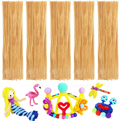 Image of Pipe Cleaners, Pipe Cleaners Craft, Arts and Crafts, Crafts, Craft Supplies, Art Supplies (Light Coffee)