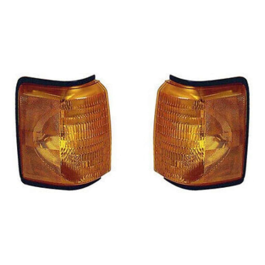 For Ford F-150 Parking Light Assembly Unit 1987 88 89 90 1991 Pair Driver and Passenger Side | FO2520107 | FO2521105 | E9TZ 13201 D