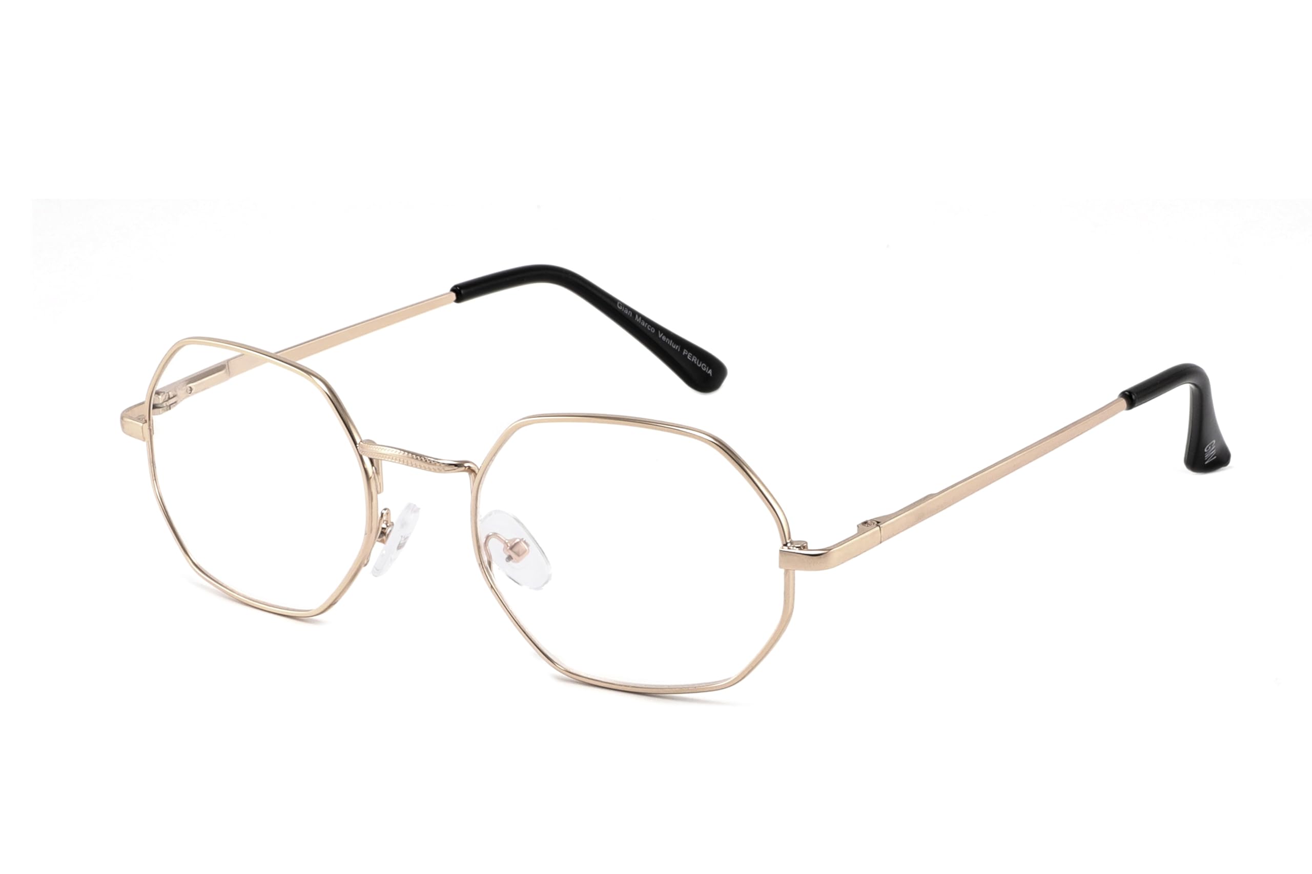 GianMarcoVenturi Perugia okulary do czytania złote + 1,50, złoty, 1.5 Diottria