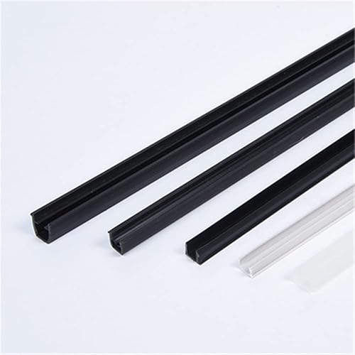 Miniatura 4 de Sello plano, 3.3 ft serie 20304050 de 0.236 pulgadas, 0.315 pulgadas, sello plano para perfil de aluminio 2020, cubierta de ranura suave, soporte de