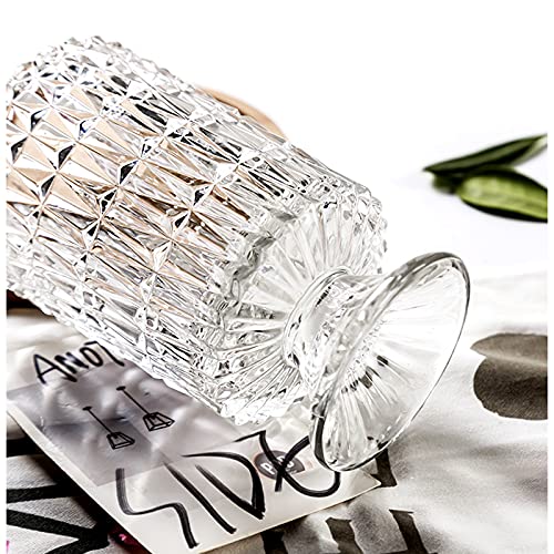 Glass Vase, Embossed Big Base Vase, Flower Vase Decorative For Home Office Wedding Holiday Party Celebrate. Hydroponic Green Plant Vase #TOP4