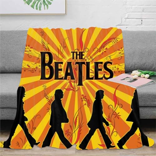 CHEWYZ Couverture The Beatles Couverture Polaire imprimée 3D | Couverture Chaude en Flanelle Automne/Hiver | Couverture en Peluche Douce et légère en Microfibre pour canapé 200x230cm - Les Beatles, Paul McCartney, John Lennon, RIngo Starr, George Harrison CHEWYZ Couverture The Beatles Couverture Polaire imprimée 3D | Couverture Chaude en Flanelle Automne/Hiver | Couverture en Peluche Douce et légère en Microfibre pour canapé 200x230cm – Image 4