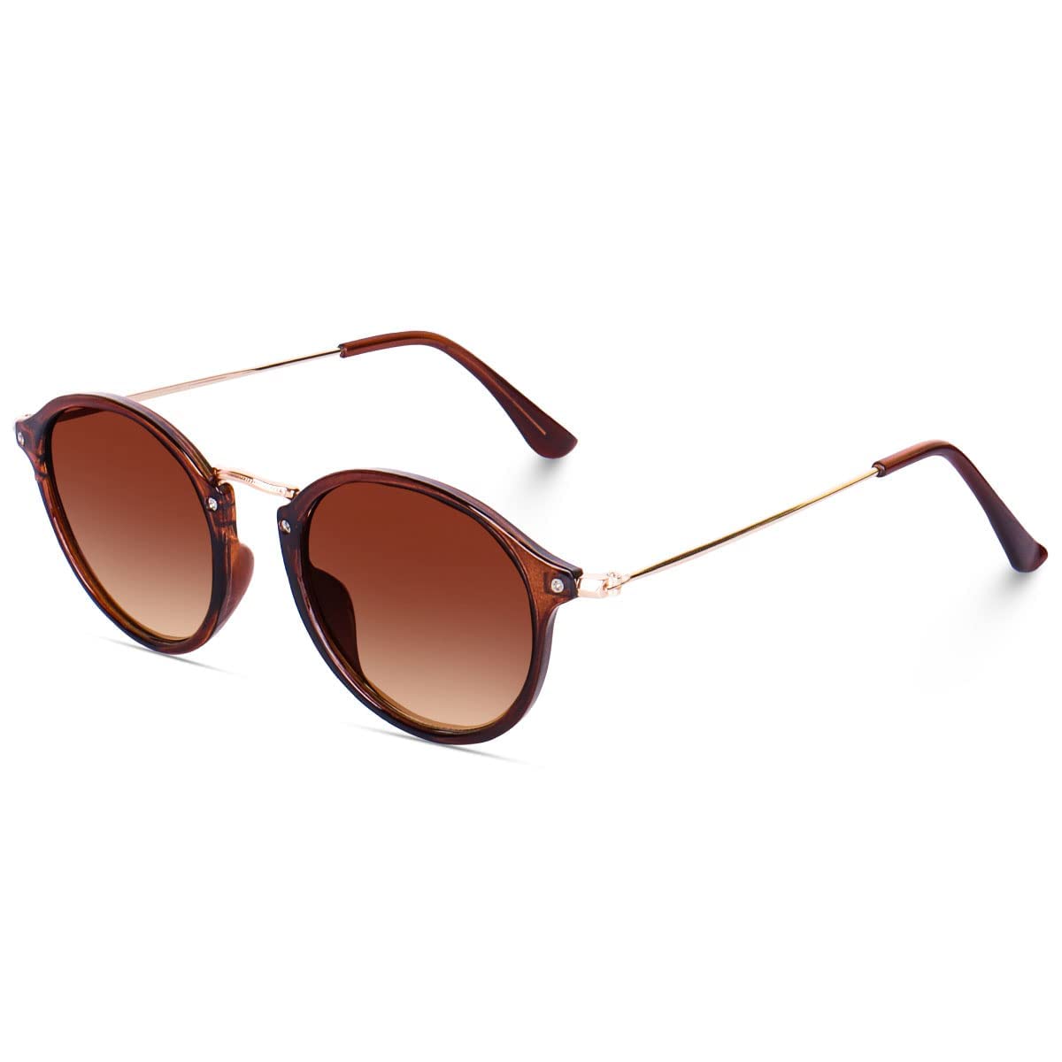 dark wost Sunglasses for Men Women Vintage Fashion Sunglass With UV 400 Protection Round Eyewear (Pack Of 1)…-picture-14