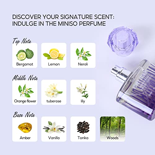 Image of MINISO Perfume for Women, Eau De Toilette Perfume 30ml With Long Lasting Fragrance (Honey Jasmine)