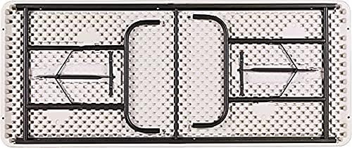 Miniatura 5 de Alera Mesa plegable rectangular de resina, 72 pulgadas de ancho x 30 pulgadas de profundidad x 29 horas, platino (ALE65600)
