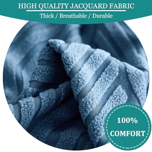 Housse de canapé extensible bleu pour protéger votre salon - 4
