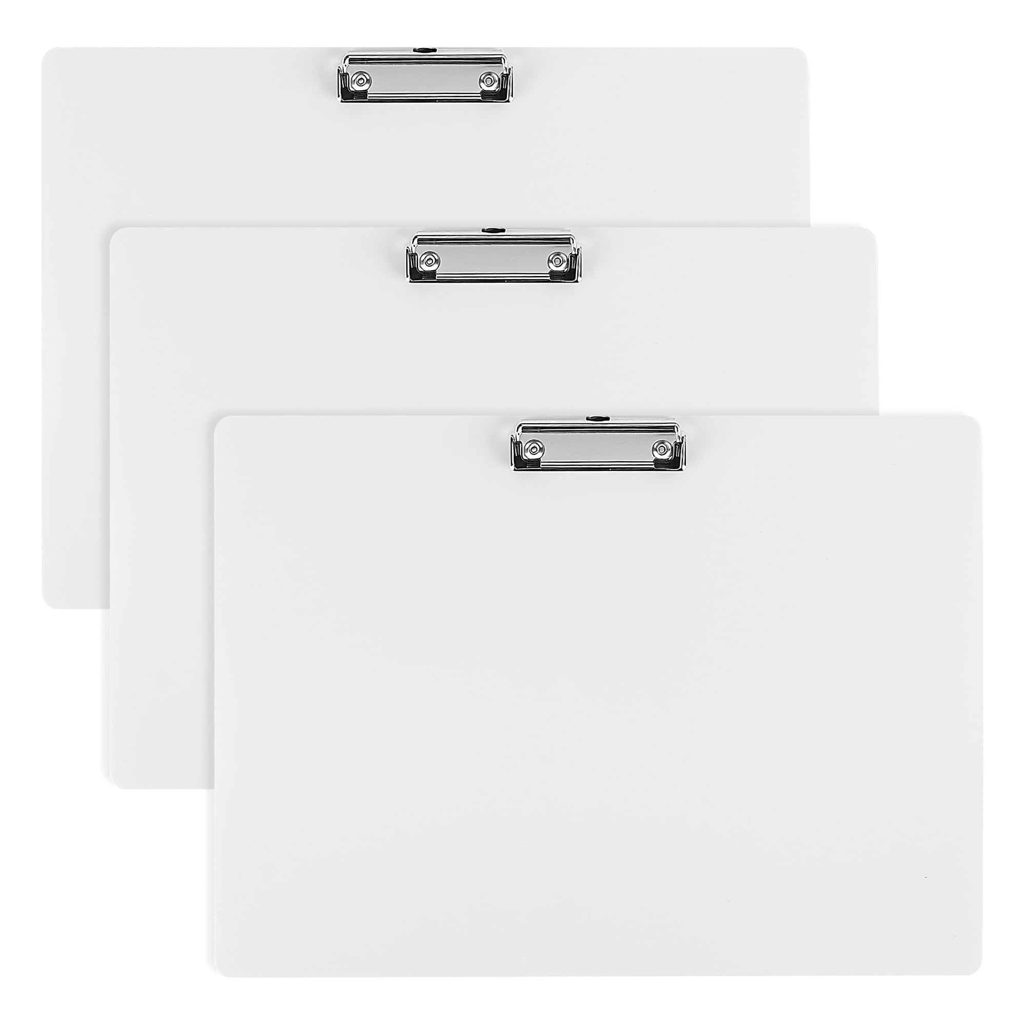 FUNSUEI 3 Pack A3 Clipboard - Horizontal Writing Board with Metal Clip