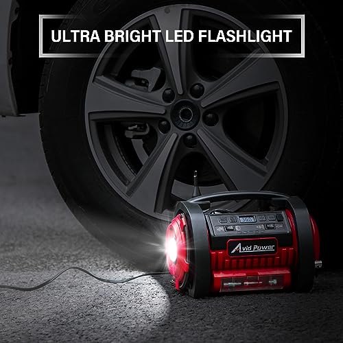 Avid Power ACAP322 Tire Inflator Portable Air Compressor, 12V Dc / 120V Ac Car Tire Pump thumb #5