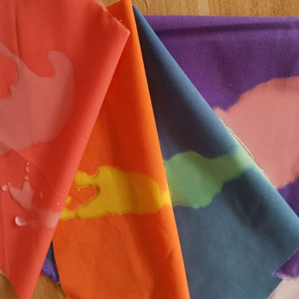 Amazon Shina 生地 色が変わる 温度に敏感な生地 100 X 150cm 温度による色の変化生地 速乾性 再利用可能 魔法のような 変色生地 色変える 面白い Diy 手作り 手芸 布 ハンドメイド 材料 素材 水着 ビーチパンツ パフォーマンス服に最適 布 生地 通販