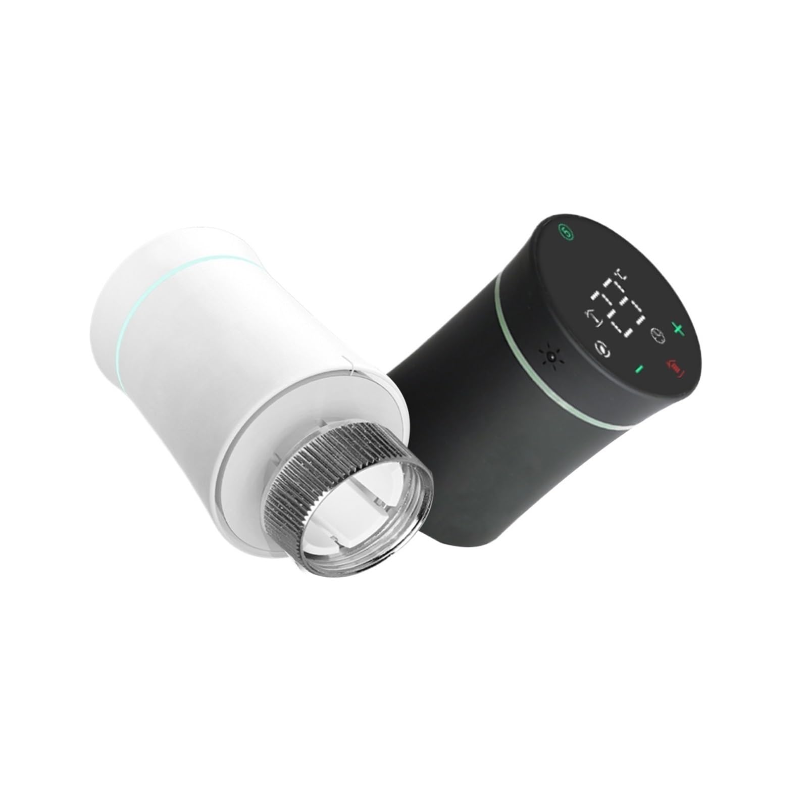 Inteligentny Termostat TRV, Zawór Grzejnikowy, Siłownik Regulatora Temperatury, Programowalne Sterowanie Głosowe OszczęDza Energię I Koszty Ogrzewania(Valve White,1 PC)