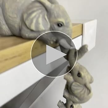 Amazon.com: YWHWXB Collectable Elephant Shelf Sitter 3Pcs